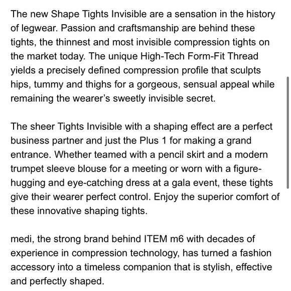 ITEM M6 - Leggings Opaque - Picture 6 of 16